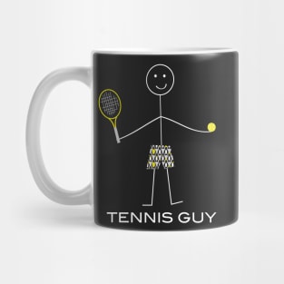 Funny Mens Tennis Guy Mug